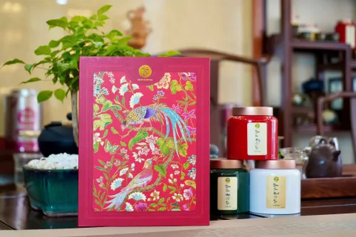 Hộp đựng trà đôi Khổng Tước (Phụ kiện)